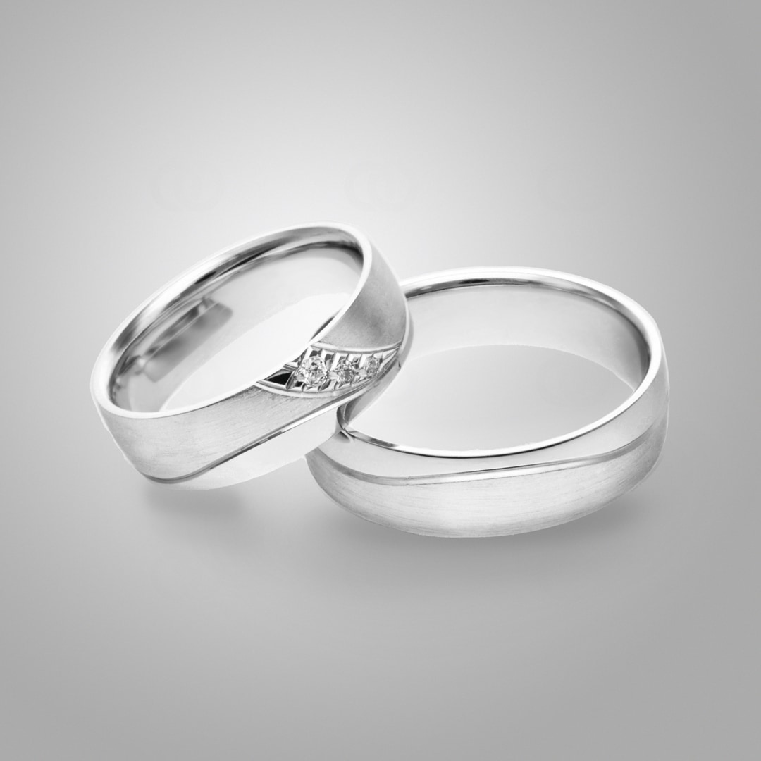 Paarringe 925 Silber Napoli