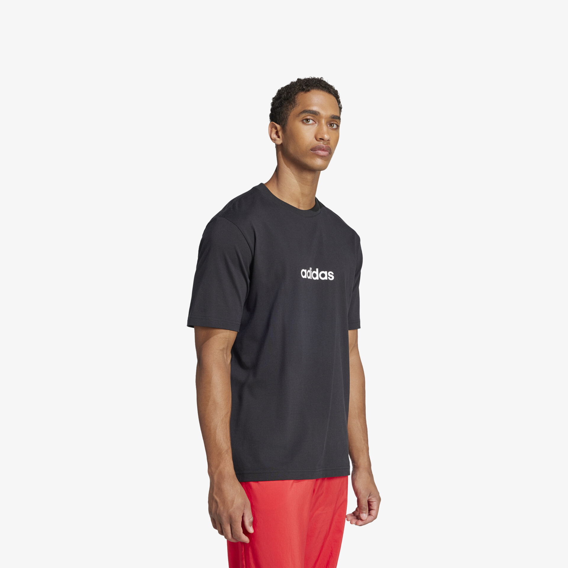 adidas Essentials Linear Single Jersey Herren T-Shirt