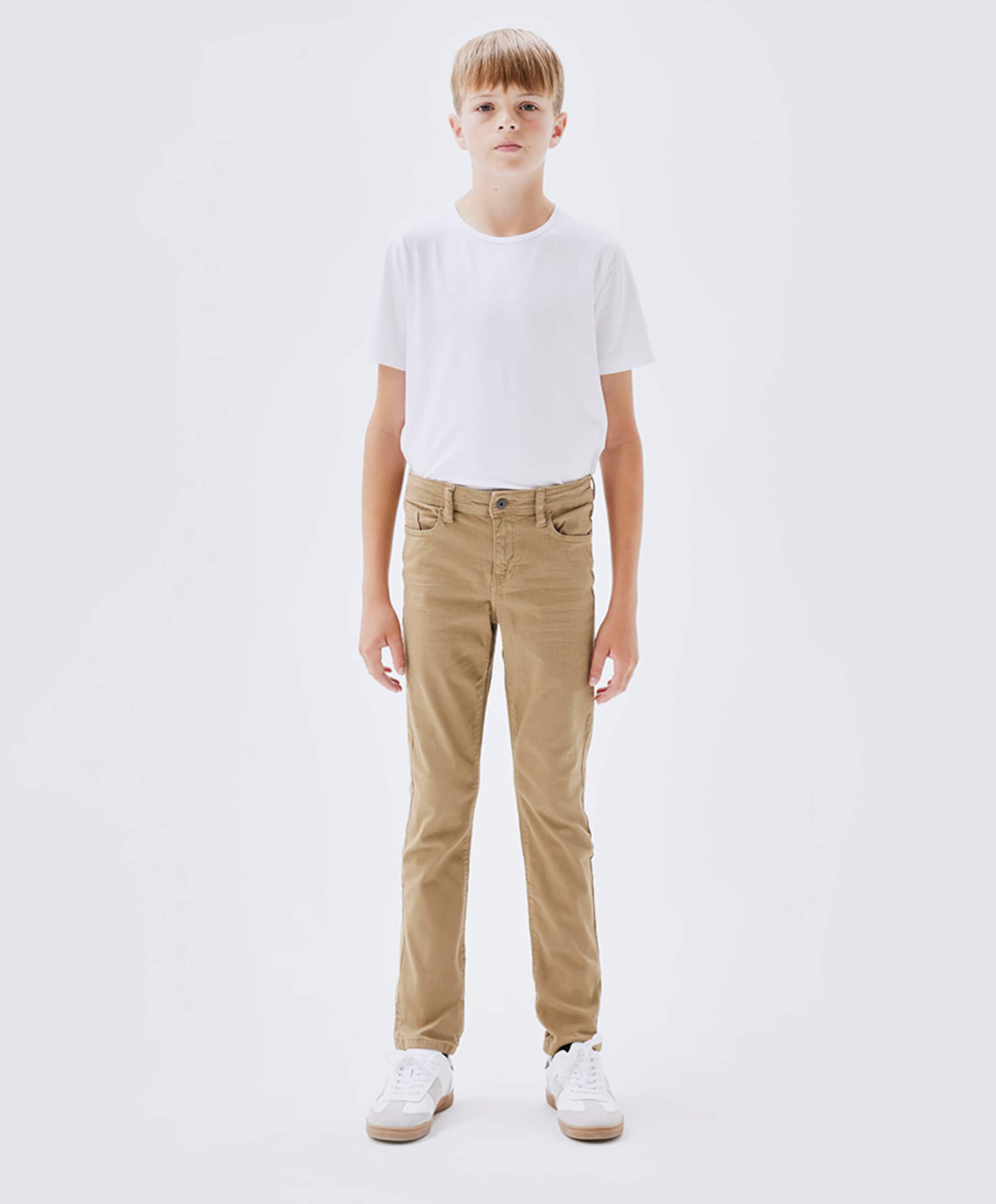 Name it NKMTHEO TWITOP NOOS jongens broek beige