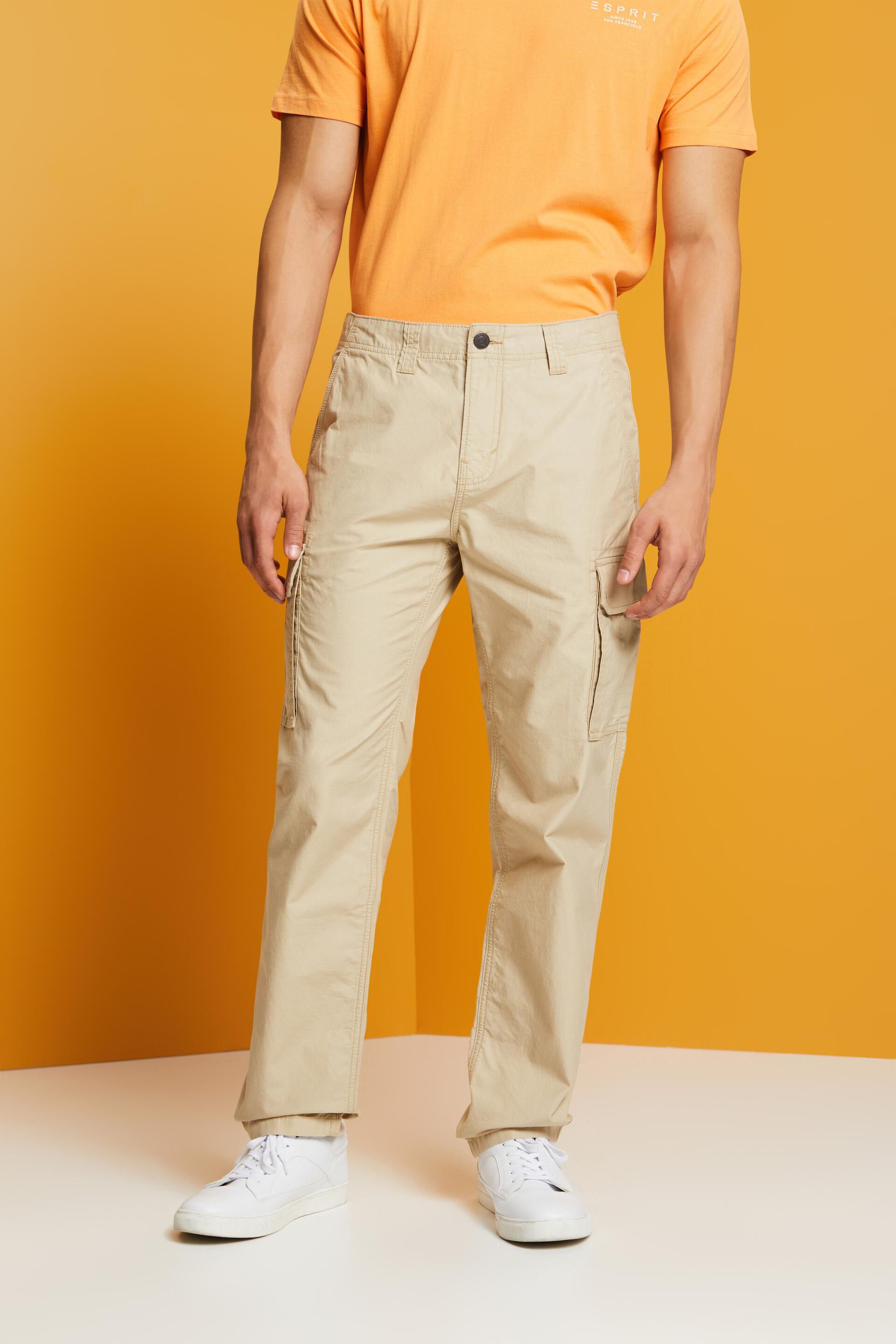 Pantalon cargo en twill de coton