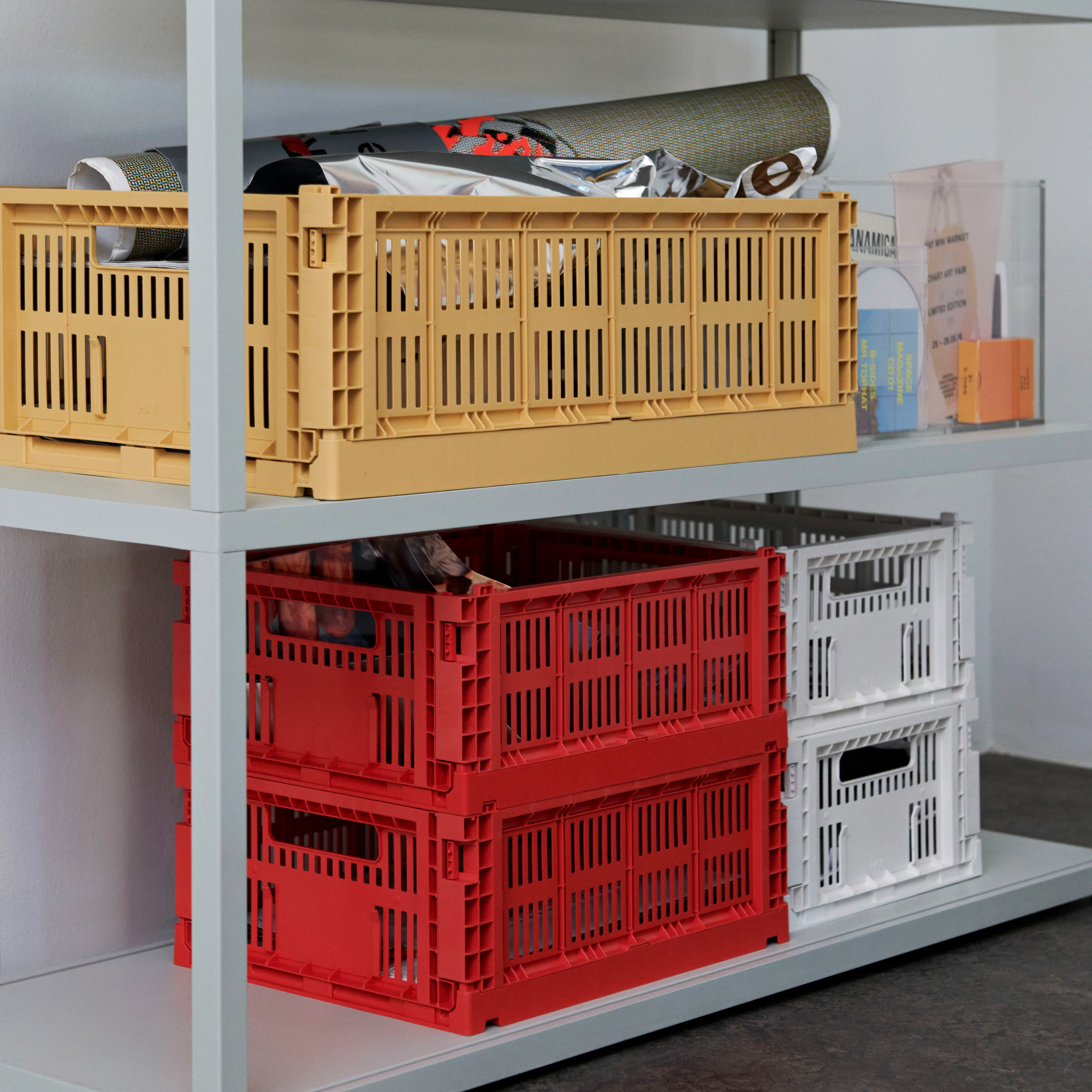 COLOUR CRATE - Panier | Jaune