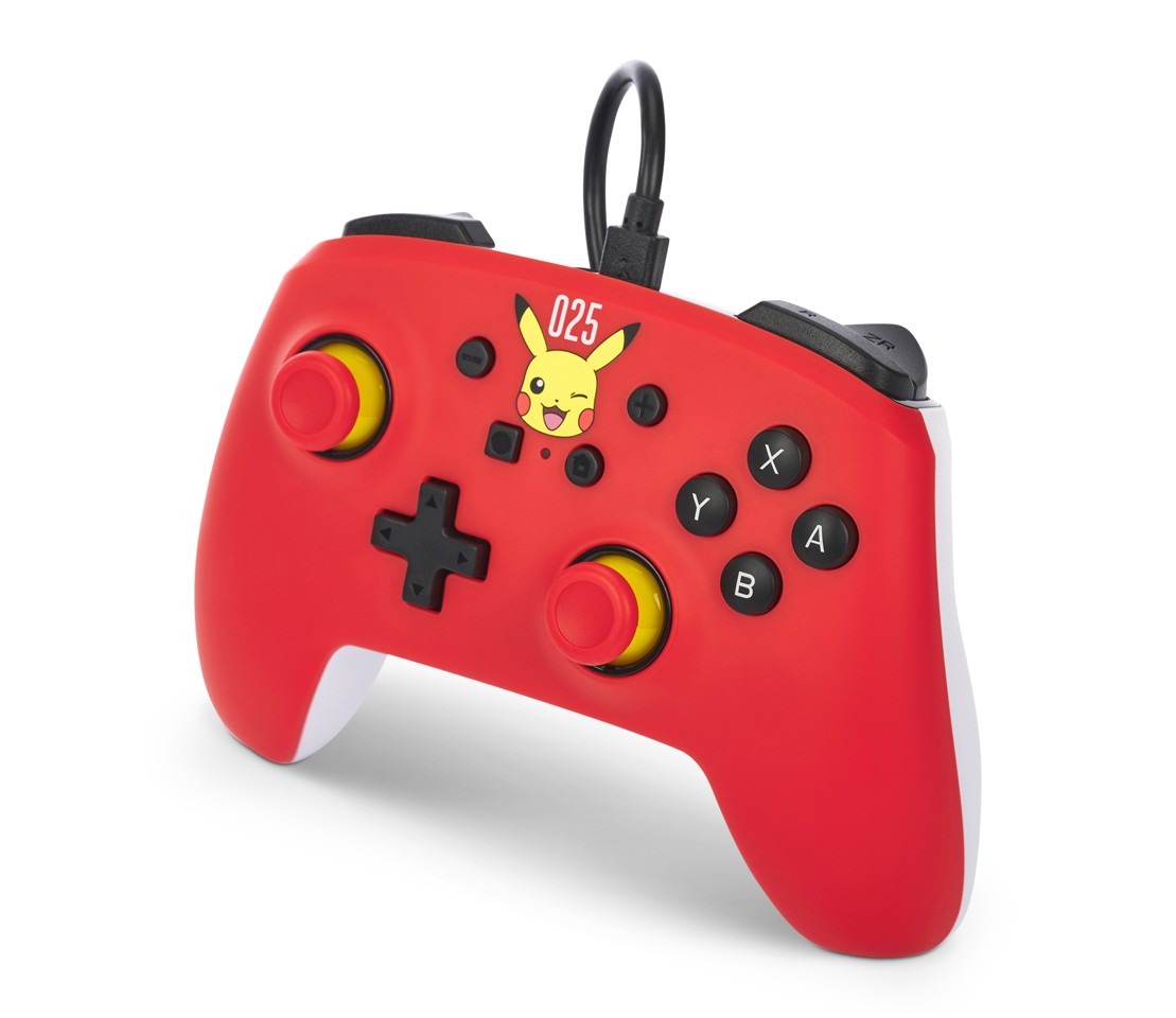 PowerA Wired Controller - Laughing Pikachu /Nintendo Switch