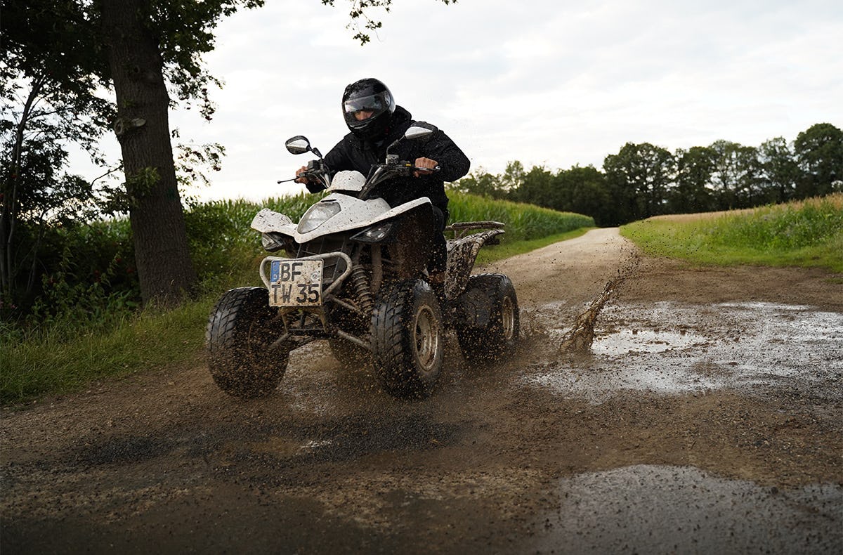 Quad Winter-Tour Rheine