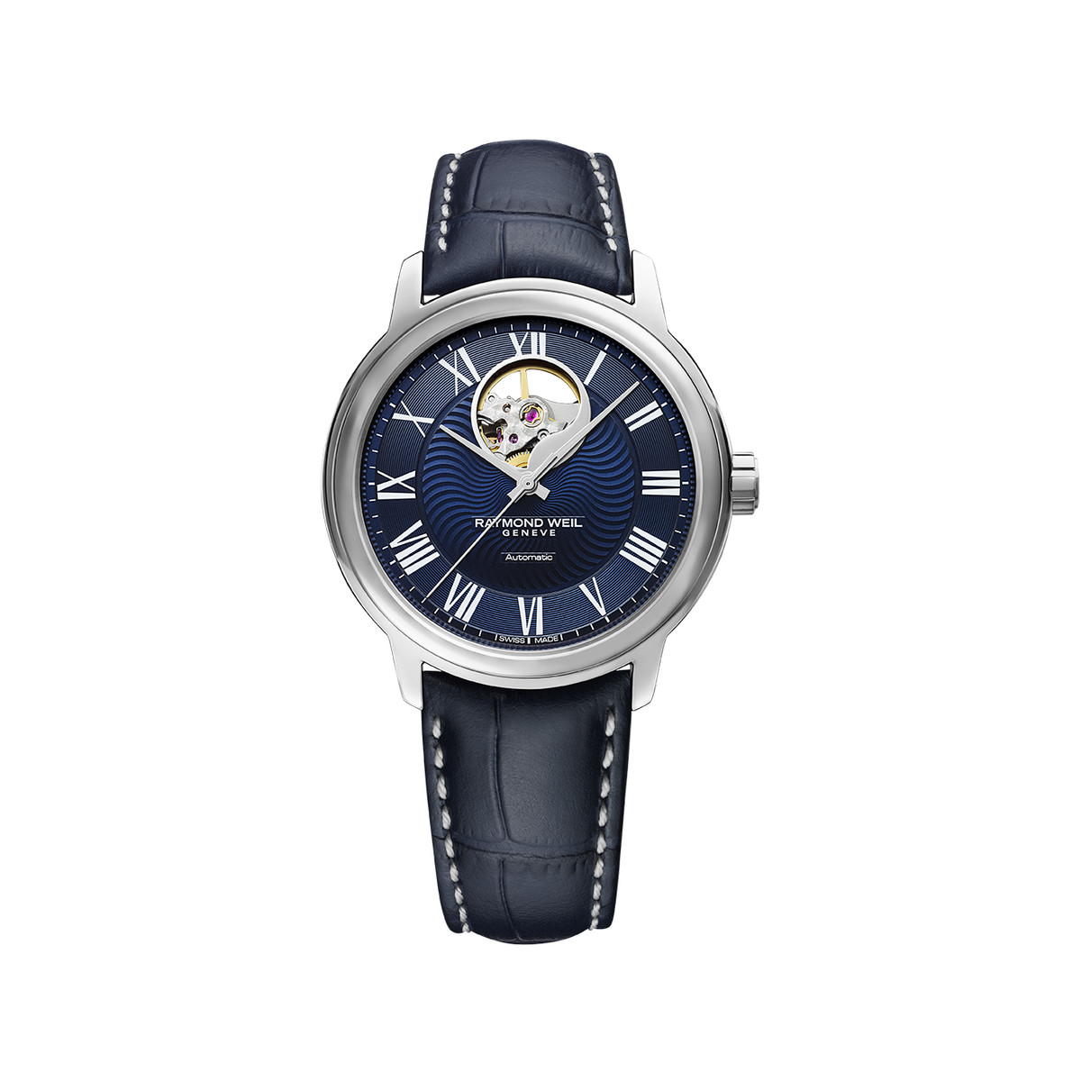 Montre Raymond Weil homme automatique acier cuir