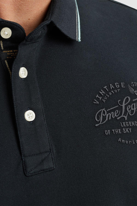 PME legend blauwe heren polo