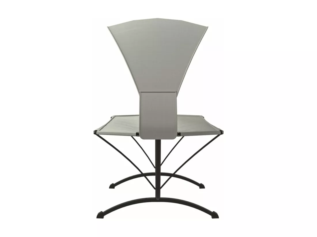 Lit de repos d'extérieur et auvent Crème Acier et tissu Oxford