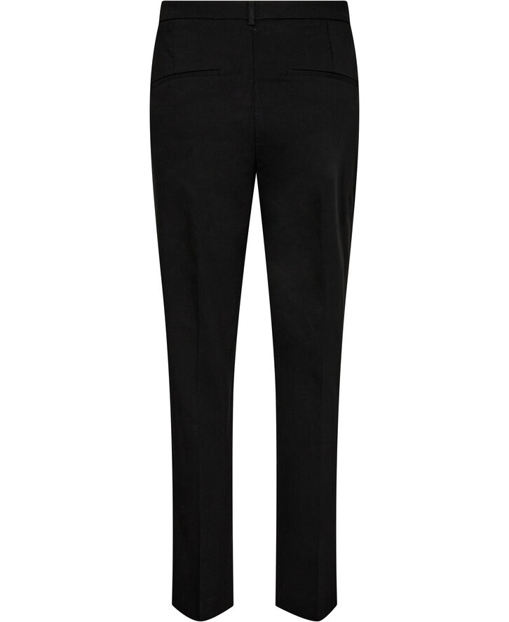 MANGO Cropped slim-fit trousers Black