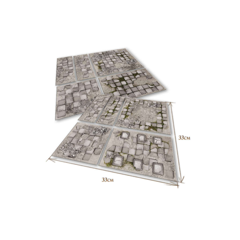 Tuiles Modulaires JDR Poland Games - Décombres