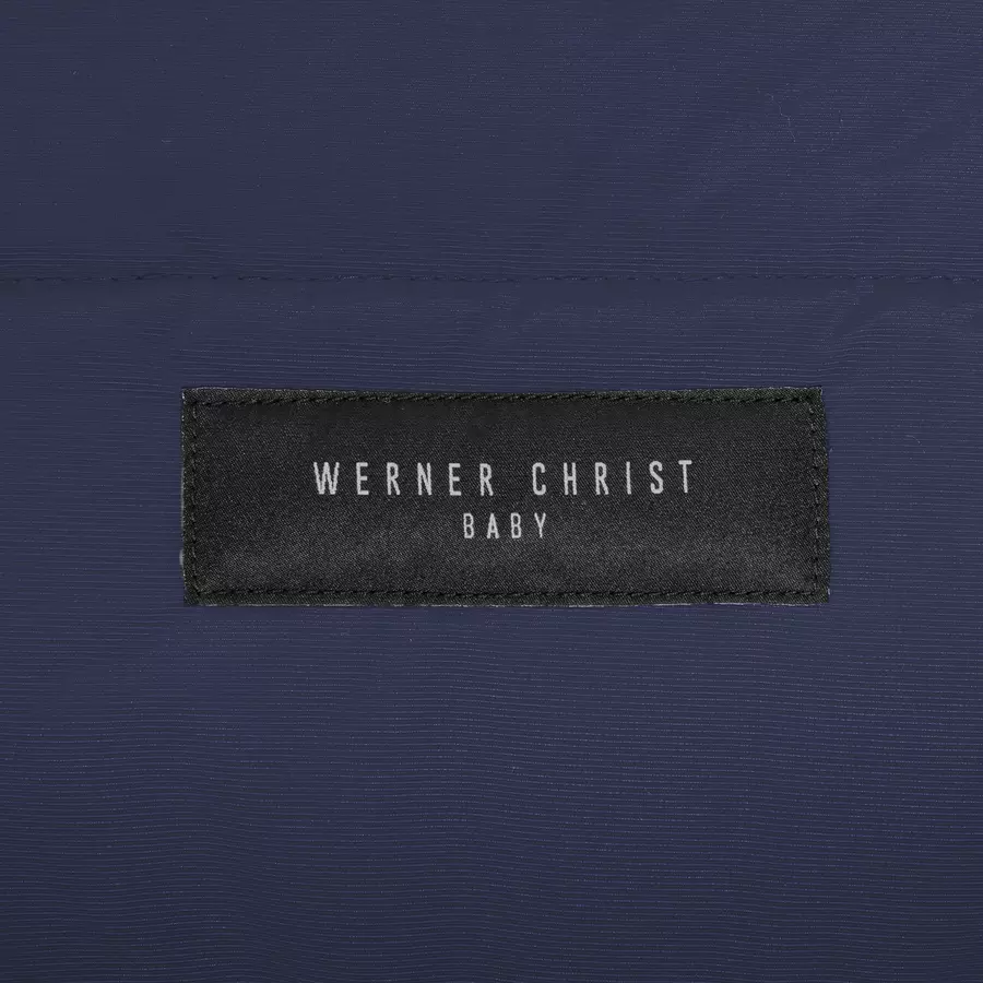 Werner Christ Baby Lammfellfußsack LADIS navy