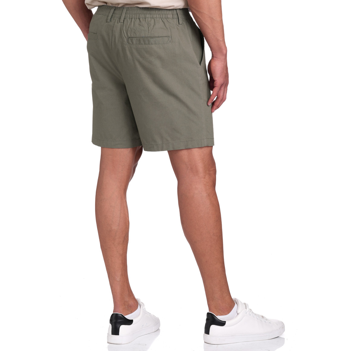 Jonas Nielsen Herren Shorts mit elastischem Bund khaki