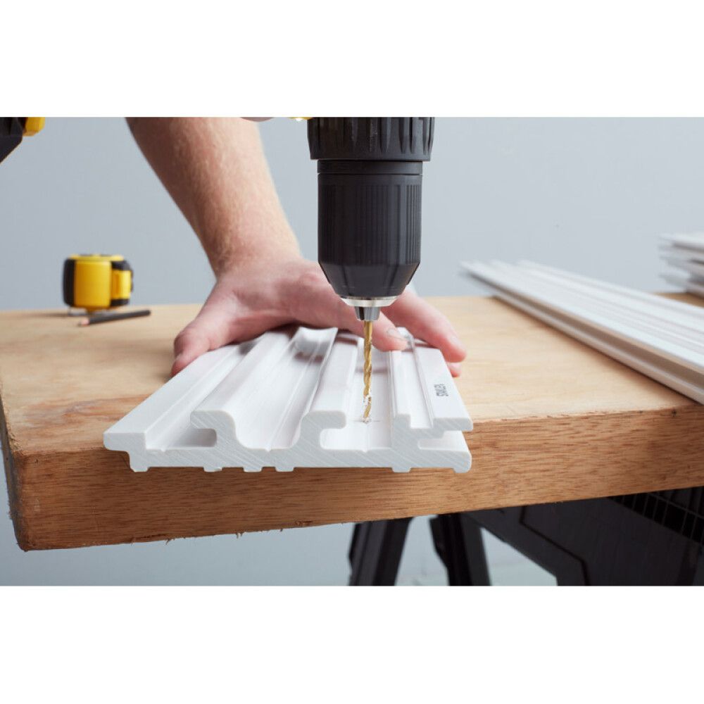 VEGGSKINNE STANLEY TRACK WALL SYSTEM 121CM