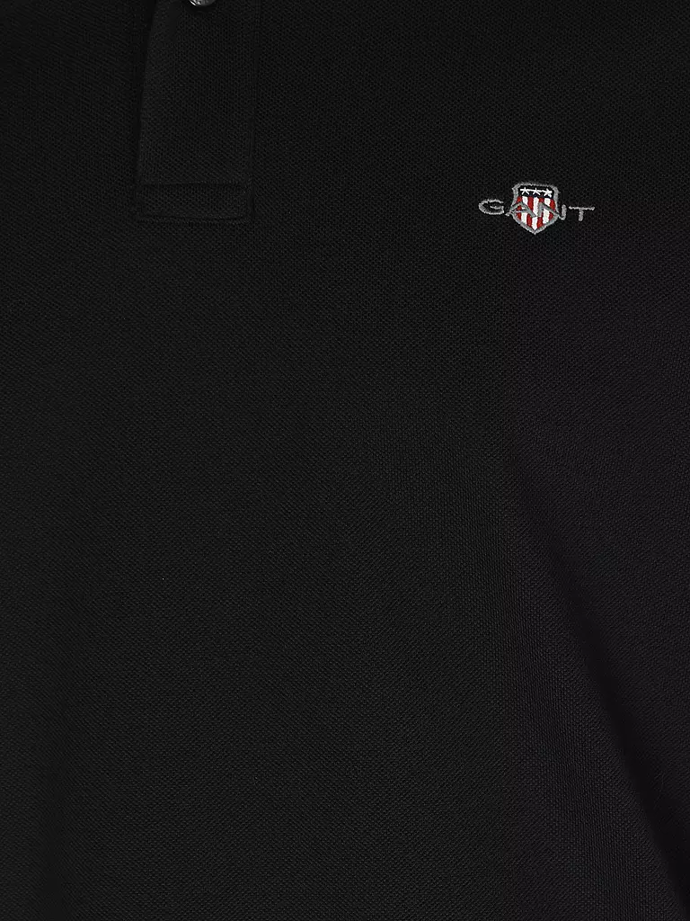 GANT Poloshirt Slim Fit schwarz