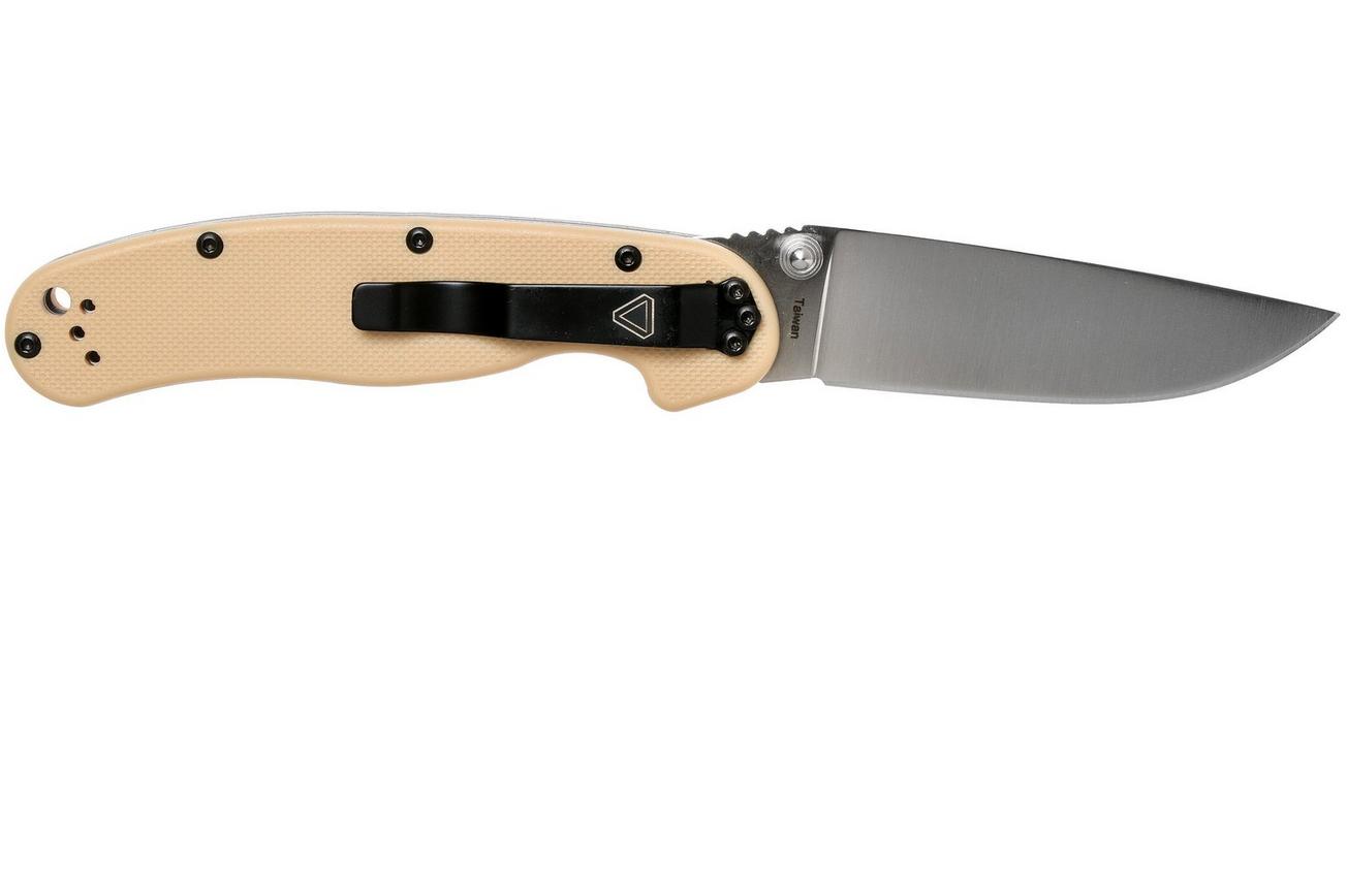 Ontario RAT-2 D2 desert tan, plain edge satin, 8828DT