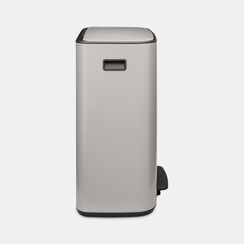 Bo Pedaalemmer, met 2 binnenemmers, 2 x 30 liter - Soft Grey