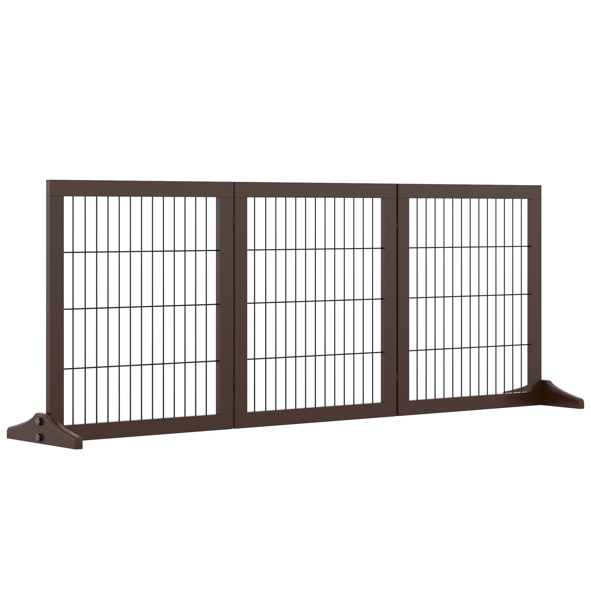 PawHut Absperrgitter für Hunde 185 x 36 x71 cm (LxBxH)