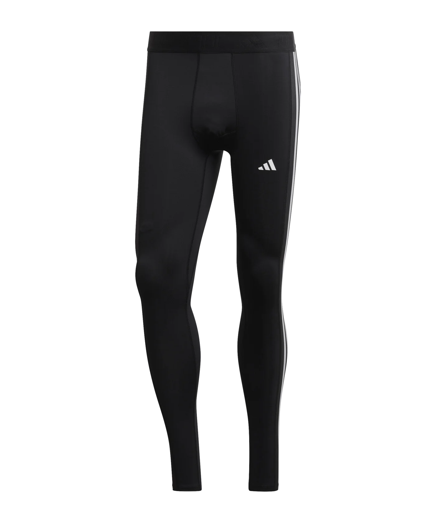 adidas Techfit 3-Stripes Training Long Tights Black