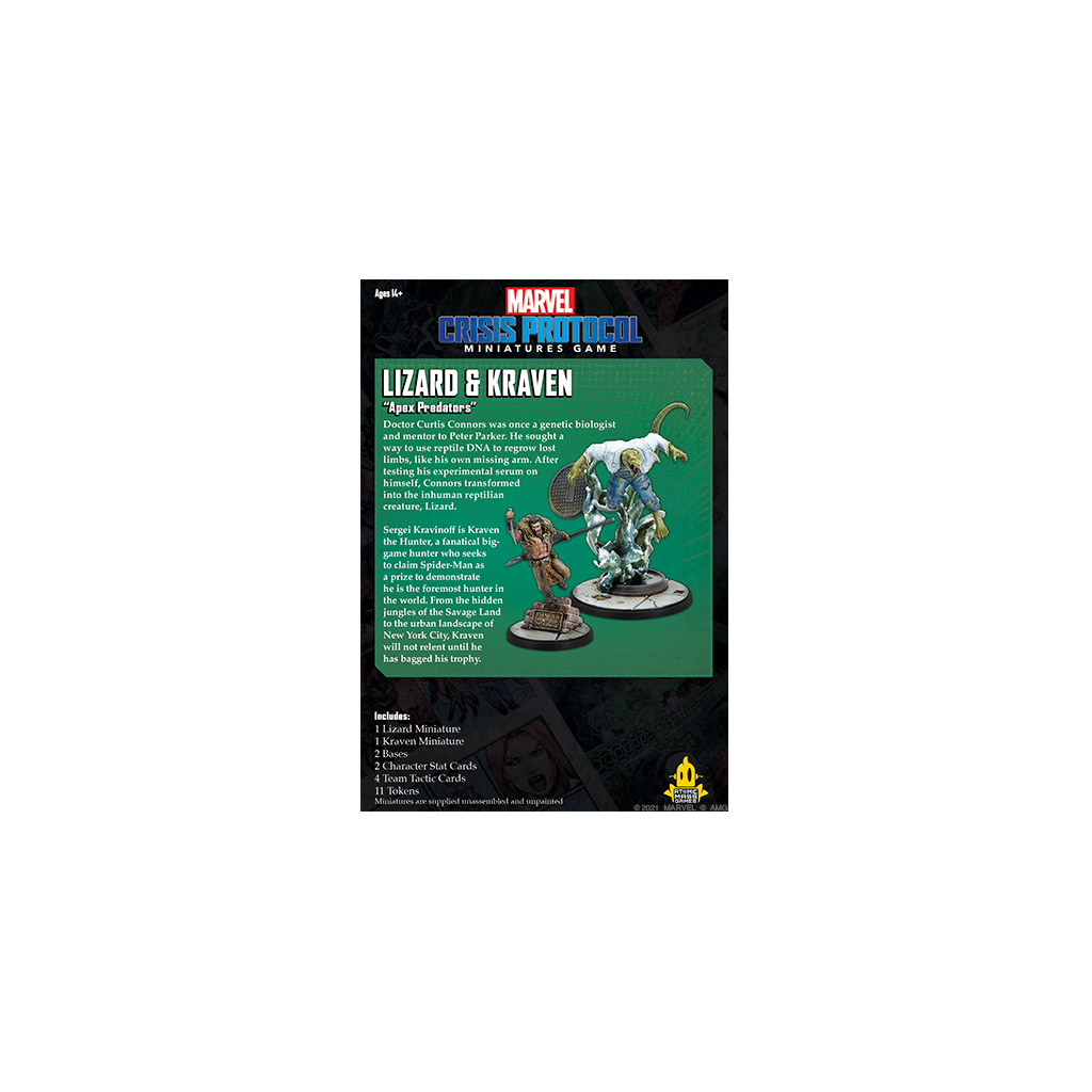 Marvel Crisis Protocol - Lizard & Kraven