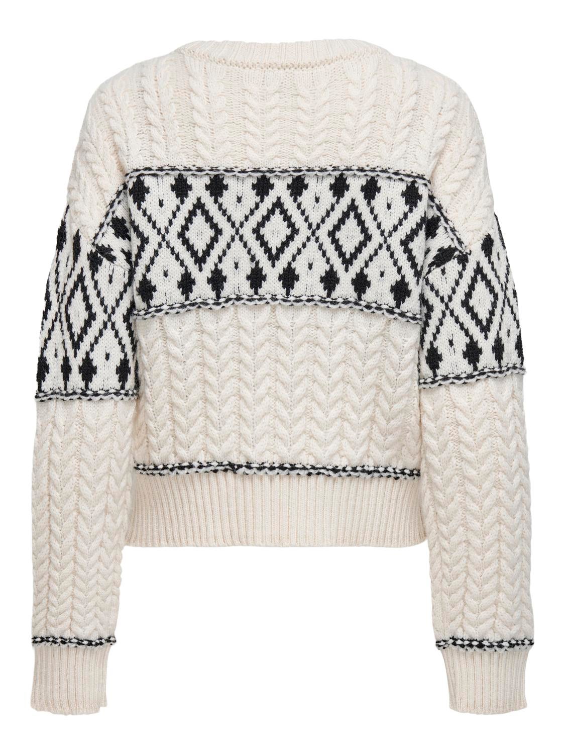 ONLMARENT Strickpullover Cloud Dancer