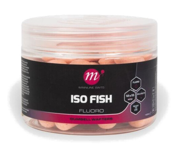 Appâts flottants Mainline ISO Fish Fluoro Dumbell 12x15mm