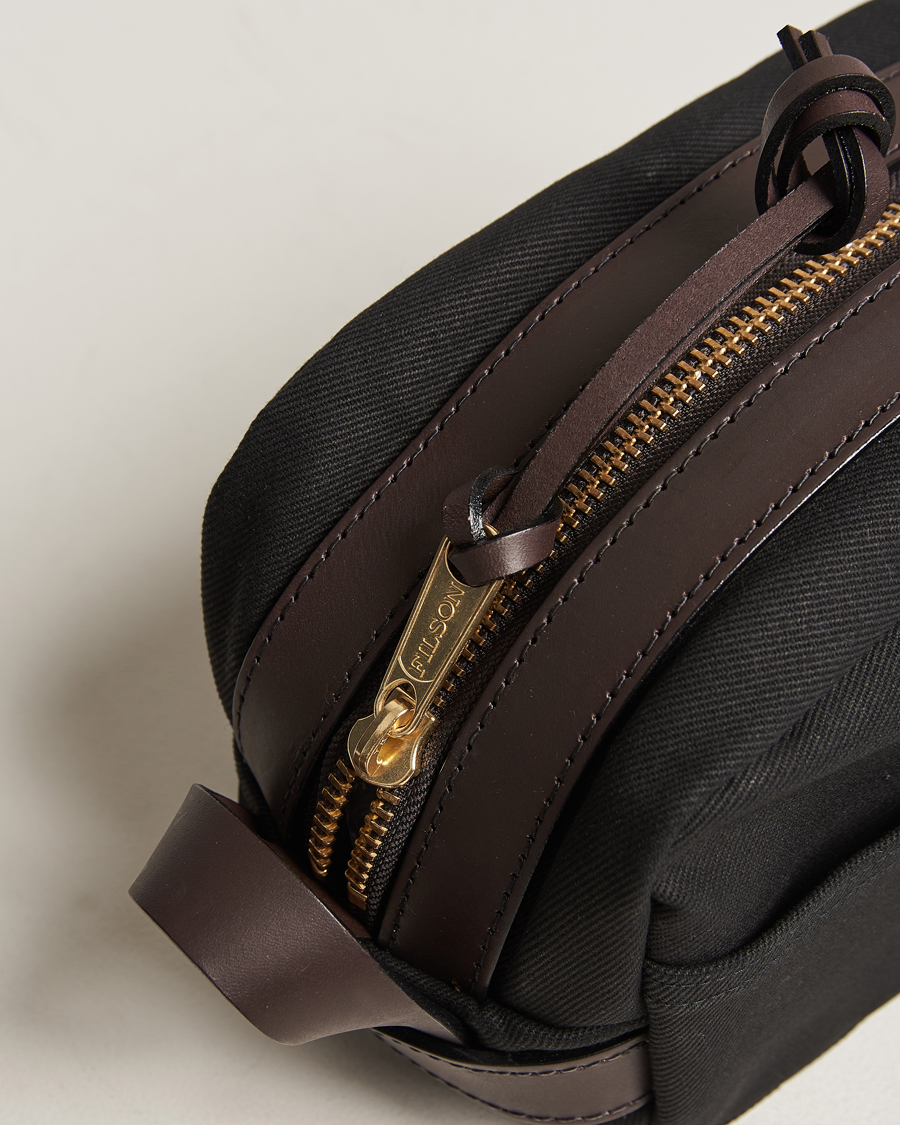 Filson Rugged Twill Travel Kit Black