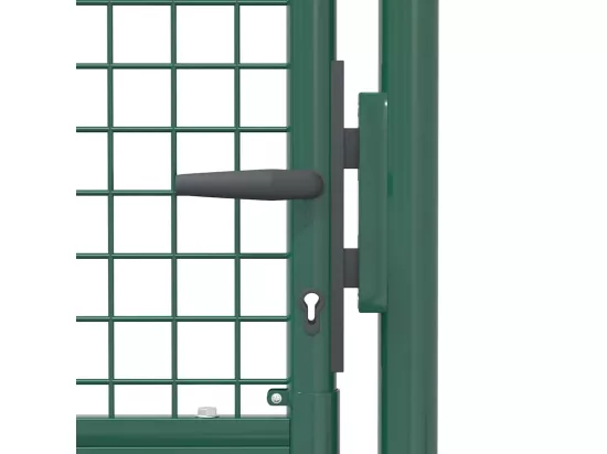 Portail de cl?ture acier 100x175 cm vert