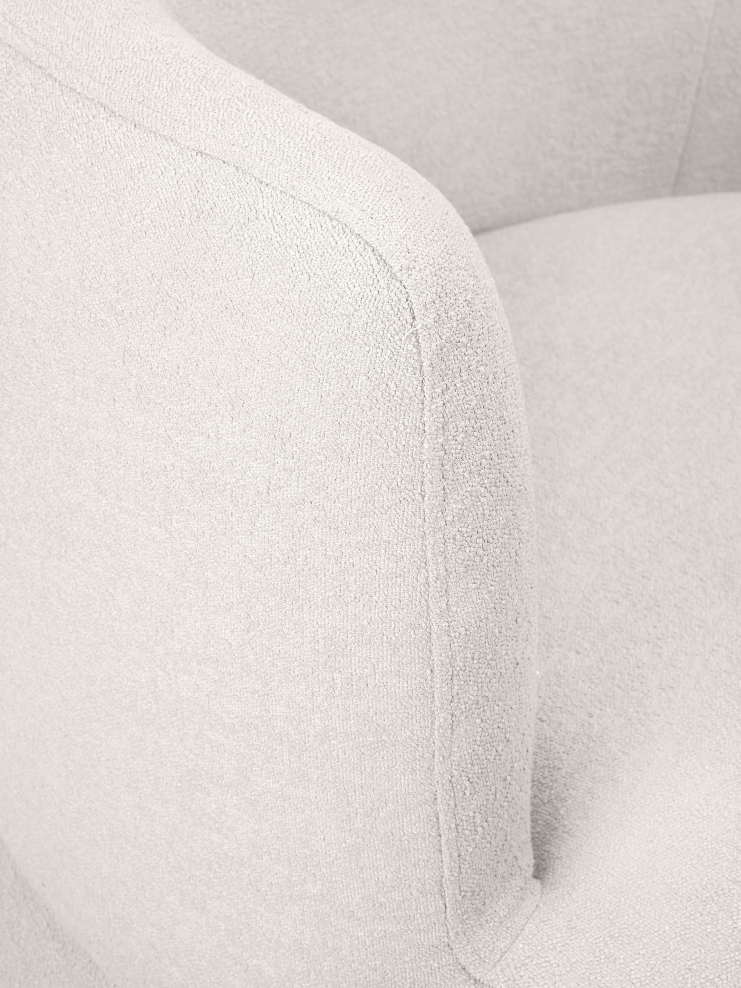 Design bouclé fauteuil Solomon