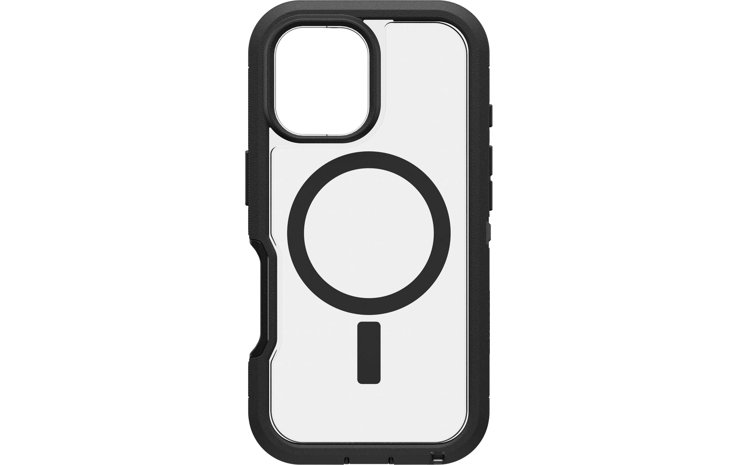 Back Cover Defender XT iPhone 16 SchwarzSchutzhülle für das Apple iPhone 16 mit MagSafe Lademöglichkeit