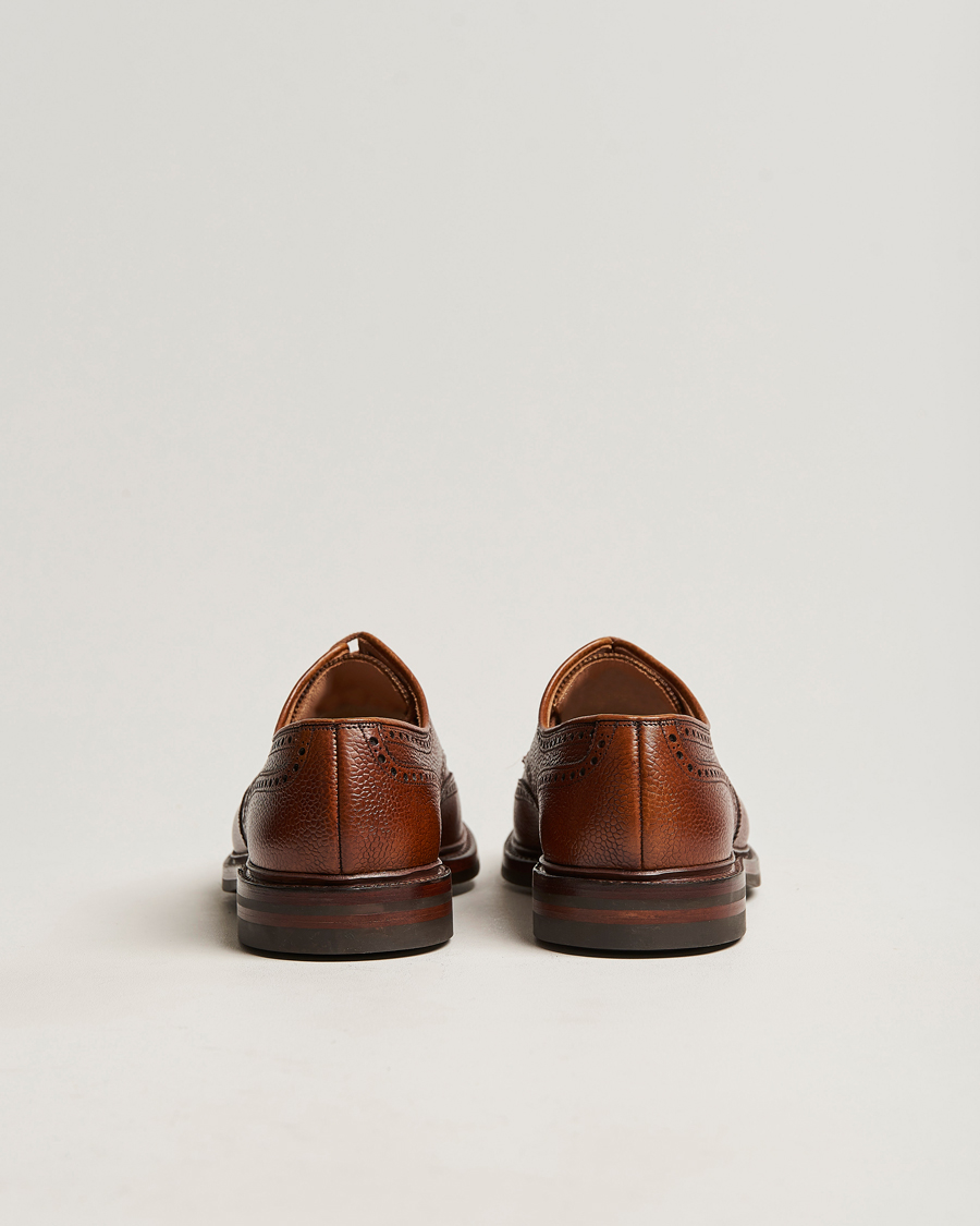 Crockett & Jones Pembroke Derbys Tan Grained Calf