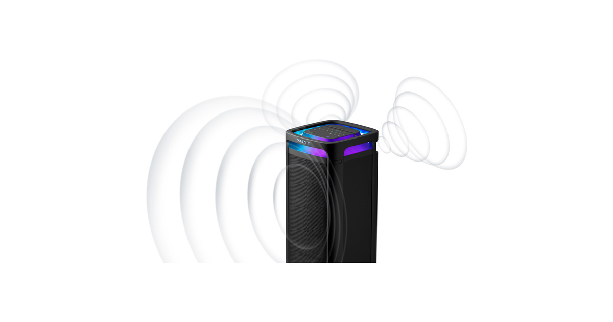 SonyULT Tower 9 Partybox luidspreker  (Zwart, Bluetooth 5.2)