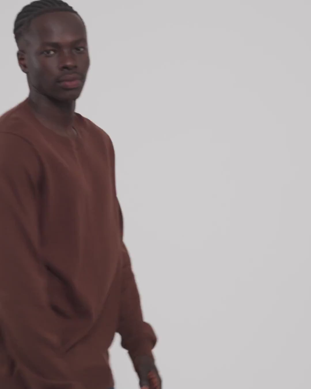 COTTON<br>Soft Knit Crewneck Sweater