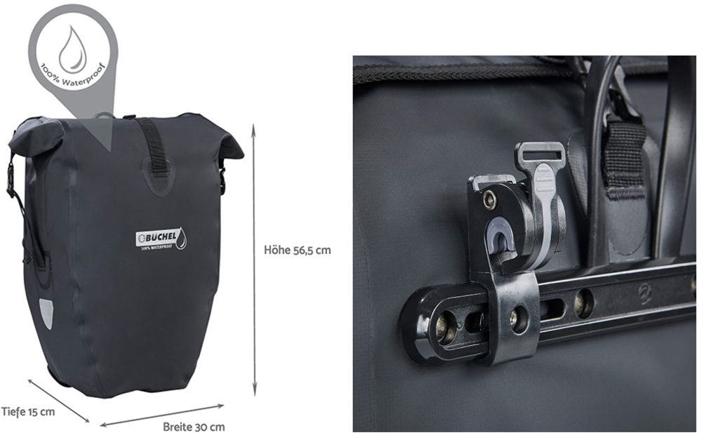 Büchel Gepäckträgertasche wasserdicht kaufen | Bike-Discount