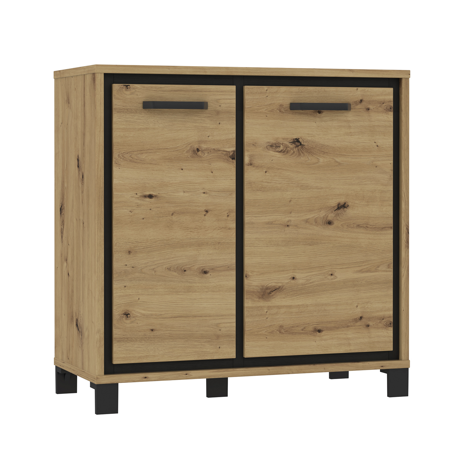 Kommode - Artisan Eiche - 2 Türen - 91 cm
