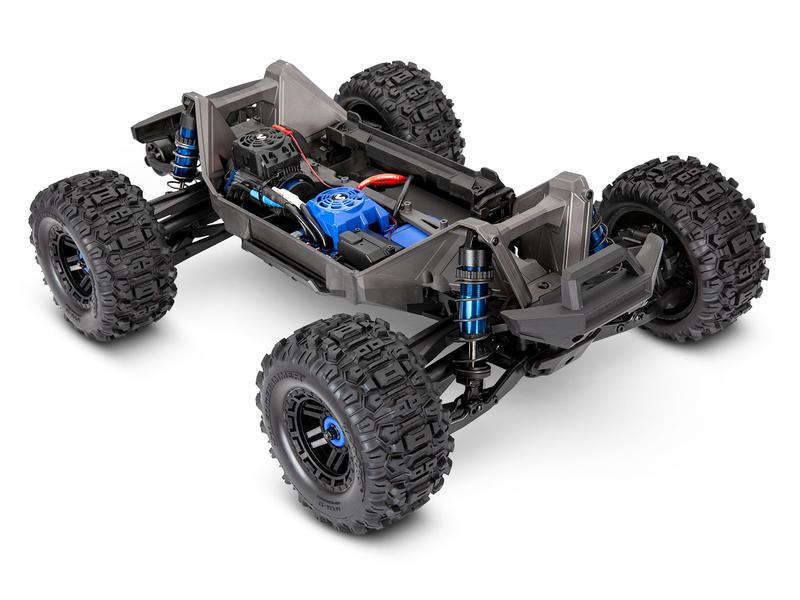 Traxxas Monster Truck WideMaxx Rock`n Roll ARTR 1:10 Verbreiterte Version des 4WD Brushless Truck «Maxx»