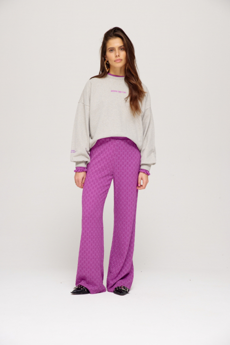 Harper & Yve grijze dames sweater