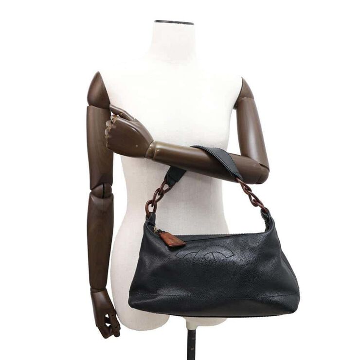 Chanel Vintage Chanel Shoulder Bag Black