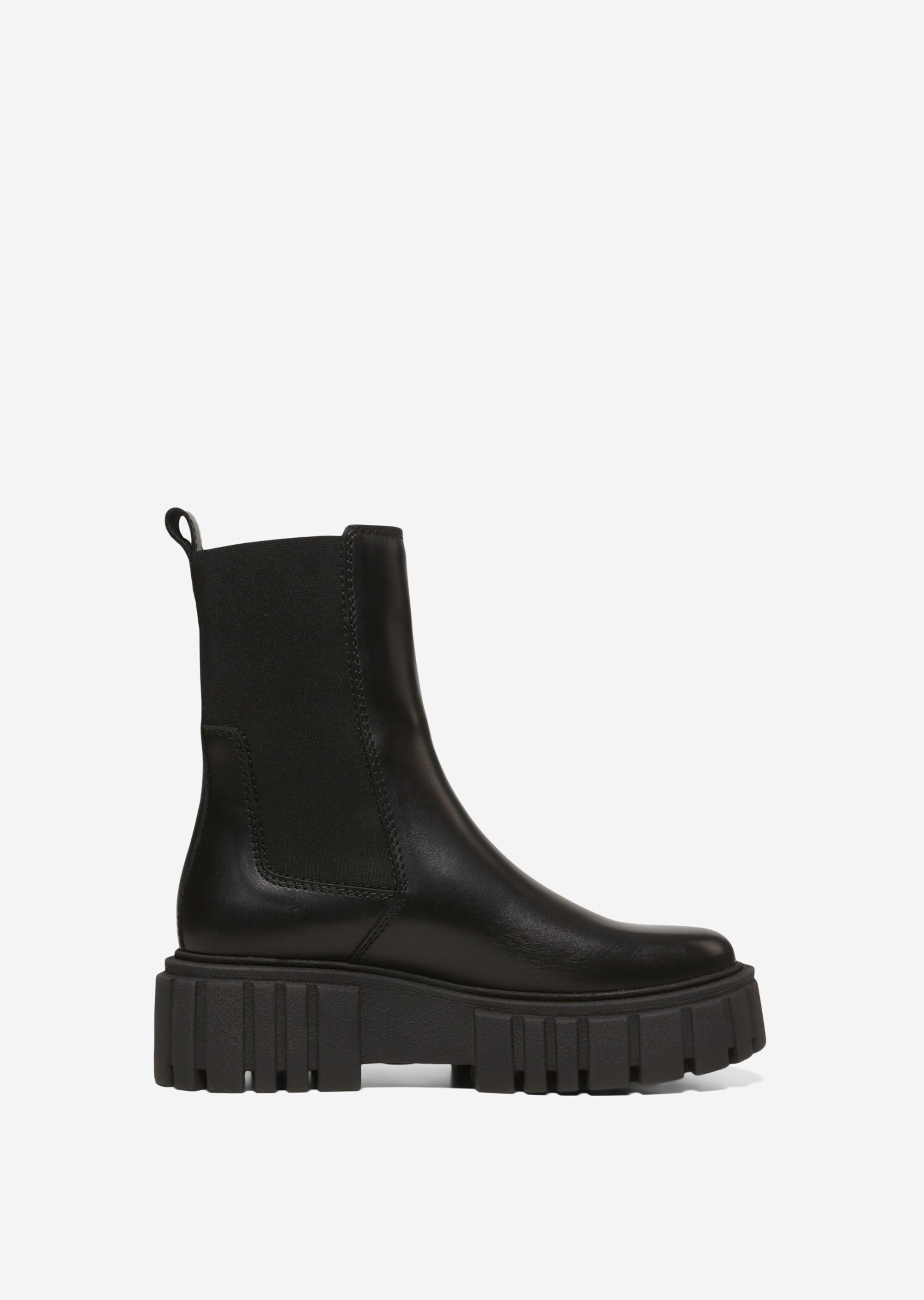 Chelsea-Boot mit hohem elastischem Einsatz