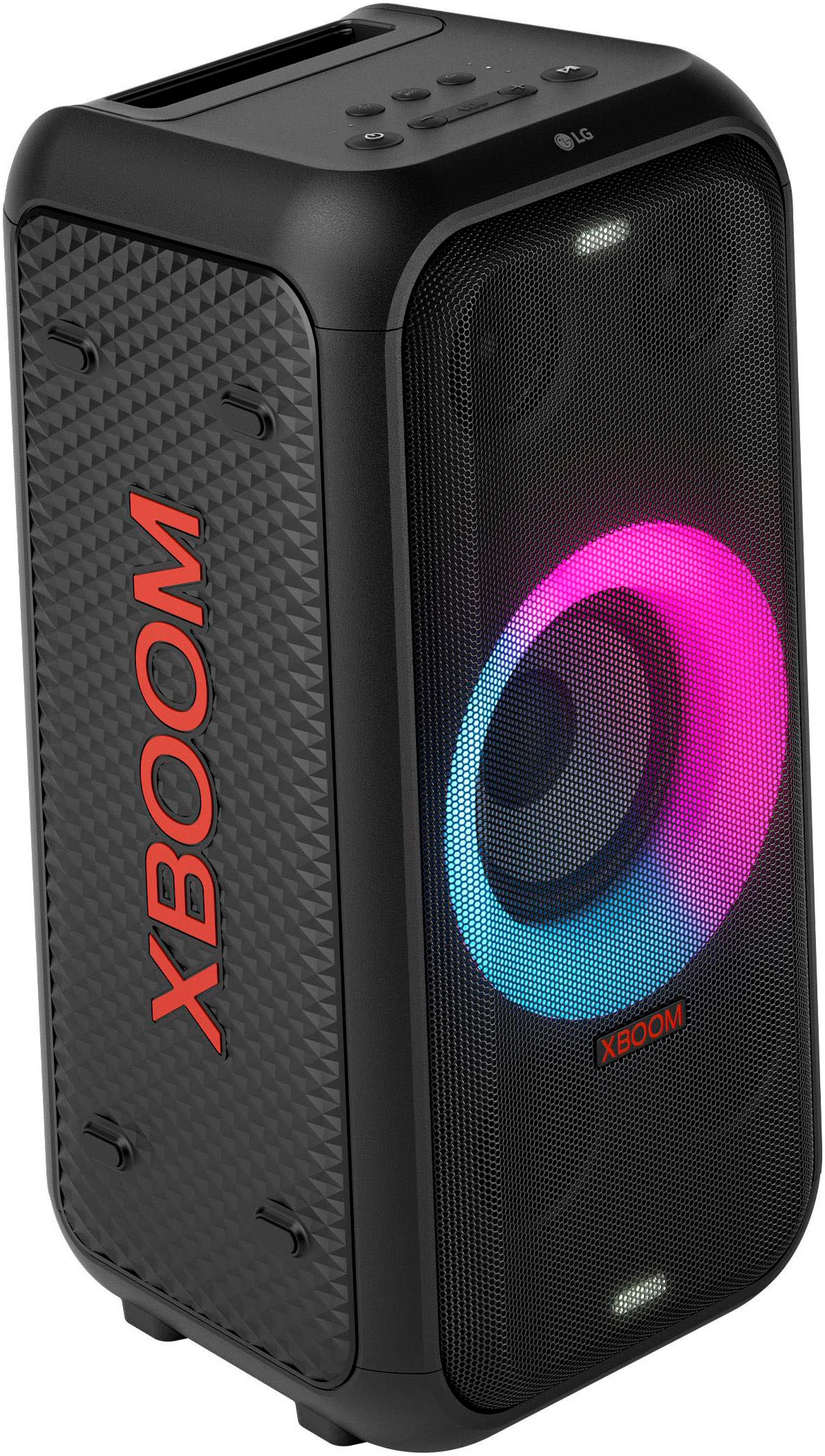 LG Party-Lautsprecher »XBOOM DXL5T« 2.1 (Bluetooth 2.1 Soundsystem | App-Steuerung | Beleuchtungseffekte | DJ-Funktionen | Equalizer | Karaoke-fähig | Multiroom | Wireless Party Connect 200 W)