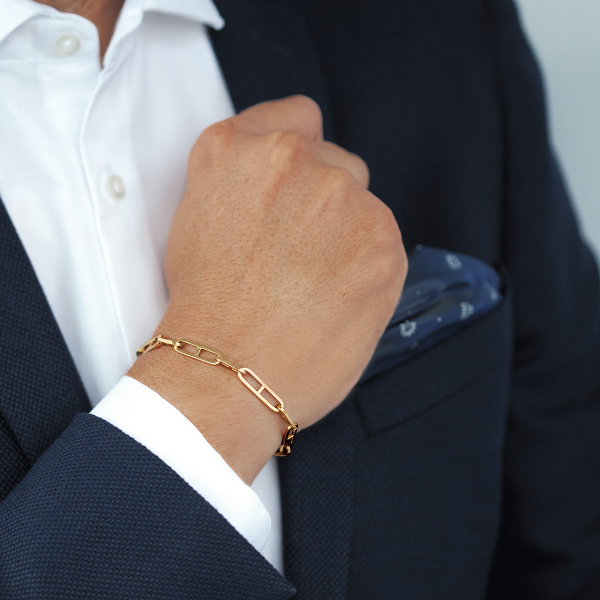Bracelet or 375 jaune 19 cm