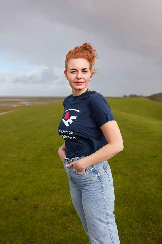 Blue Loop Originals Blue Loop Originals Wijs Met De Waddenzee T-Shirt Dames