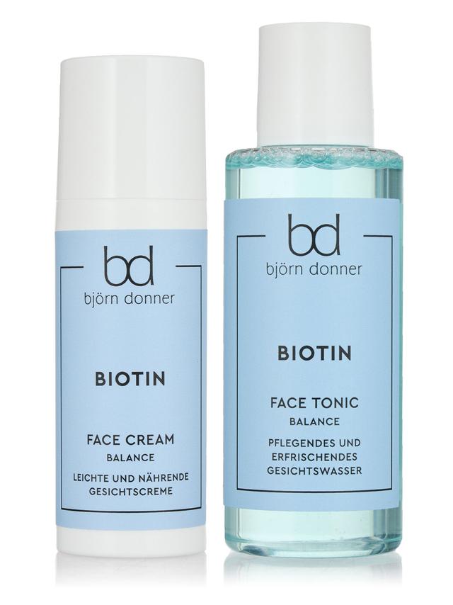 BIOTIN FACE Set Gesichtswasser & Face Cream