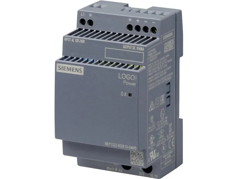 Siemens 6EP3322-6SB10-0AY0, Indendørs, Flerfarvet, 67 mm, 73 mm, 96 mm, 230 g