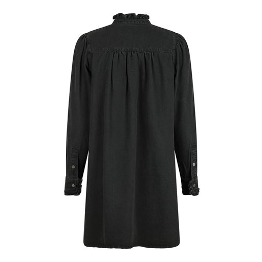 Neo Noir Ava Denim Kjole, Black, 36