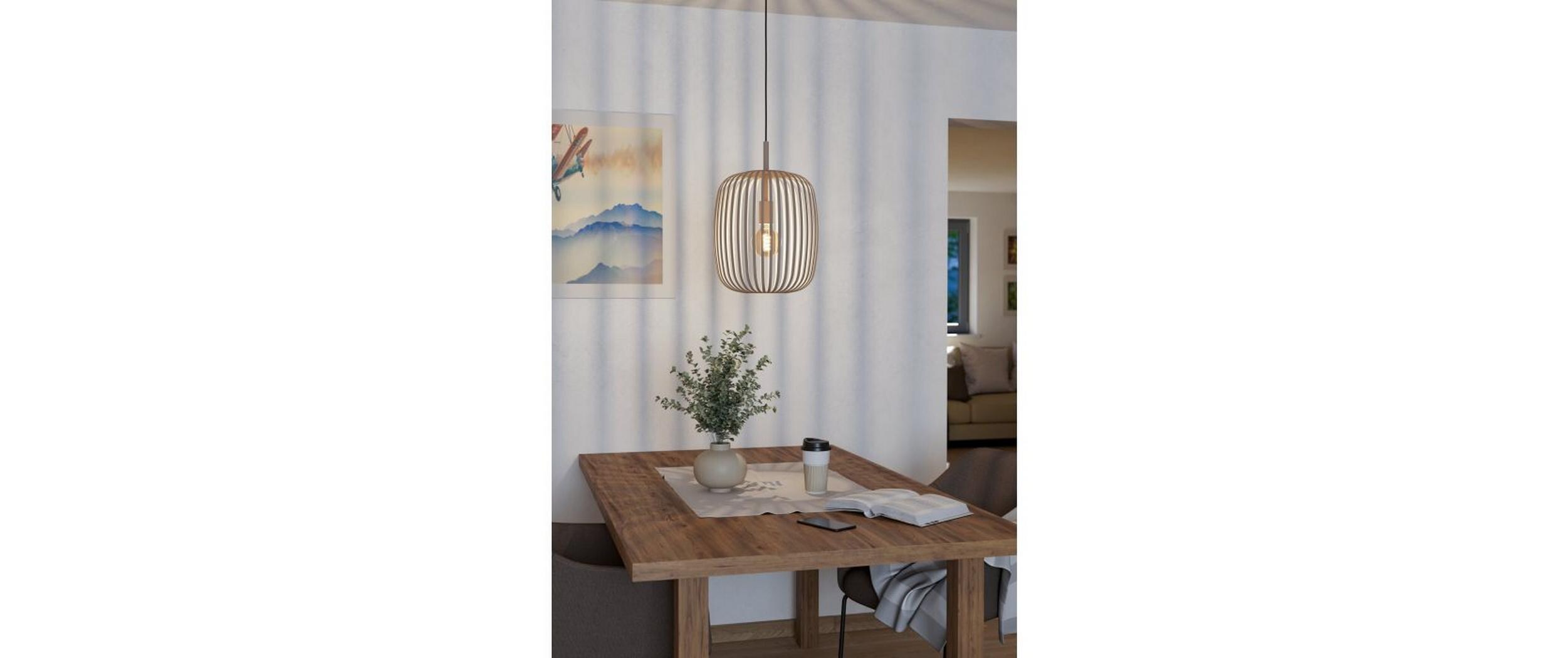Pendelleuchte Zigbee ROMAZZINA beige E27Hängeleuchte