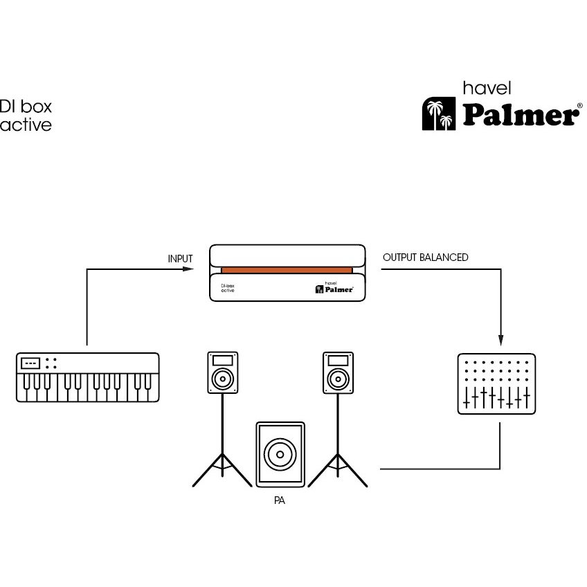 Palmer RIVER havel actieve DI box