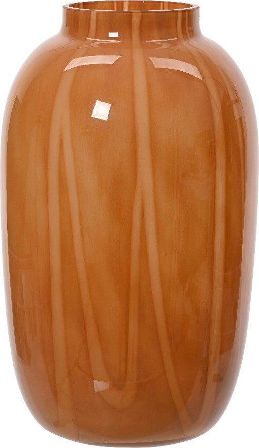 Decoris vaas Cider bruin D 18 H 30 cm
