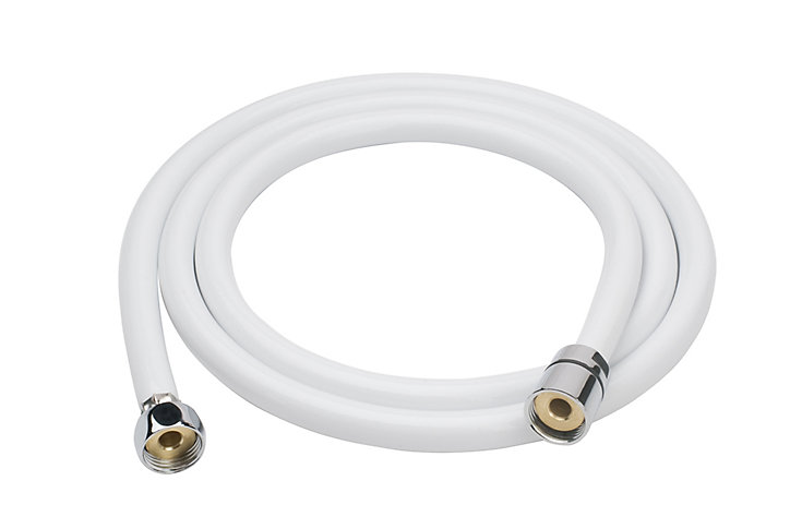 Flexible de douche blanc PVC GoodHome 1,75 m