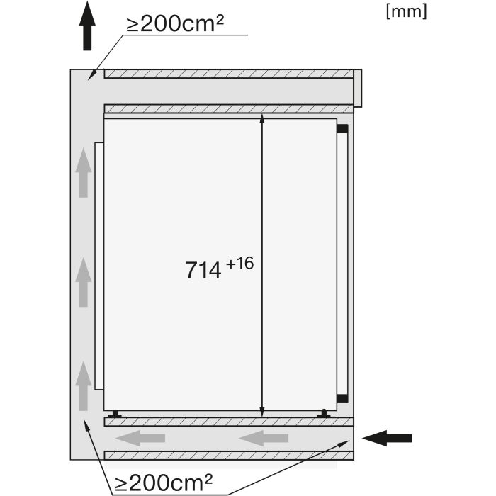 Miele Einbau-Gefrierschrank FNS 7040 E