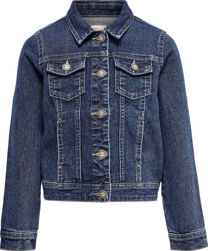 ONLY GIRLS - Denim Jas - Blauw - Katoen