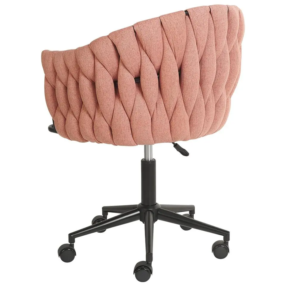 LUCIA - Bureaustoel - Roze - Polyester