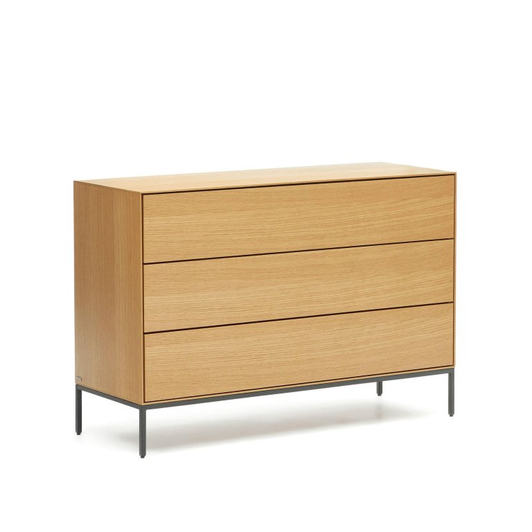 Kave Home Vedrana ladekast 110x75 eiken